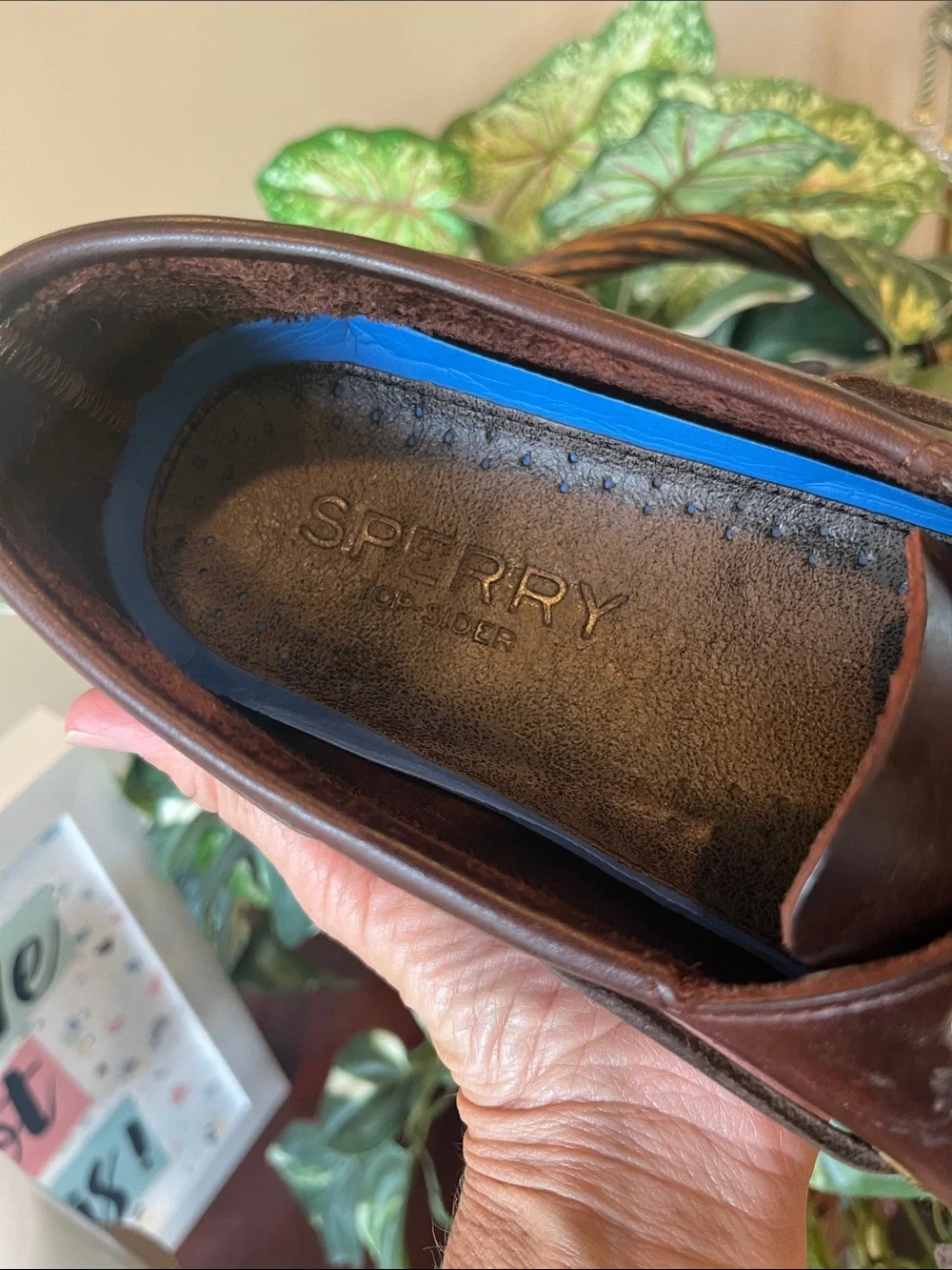 Sperry Men's Brown Leather 2-Eye Boat Shoes